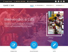 Tablet Screenshot of clavedesur.org